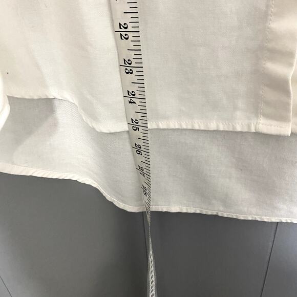 NEW Madewell White Cotton Courier Button DownOversized Boxy Classic Shirt L - Picture 7 of 9